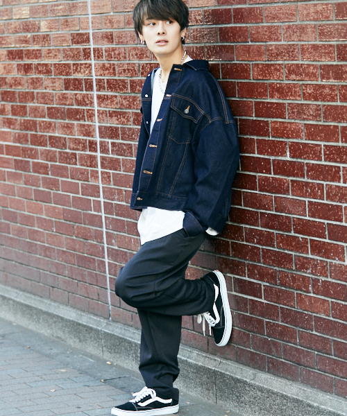 kutir（クティール）の「ビッグGジャン　ビッグデニムジャケット（デニムジャケット・メンズ・ブラック/インディゴブルー/ケミカルウォッシュ/ブラック系その他・MEDIUM/LARGE）」の19枚目の写真