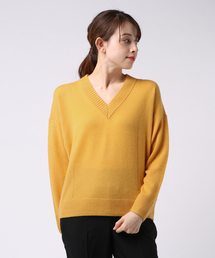 す*ん様 クルーネックセーター　カシミヤ　コマツサオリ　イリアンローヴ ユニクロ公式 | カシミヤクルーネックセーター