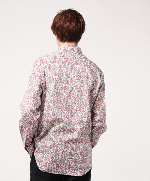 COMME CA MEN(コムサメン)の「リバティ フランダースリネンシャツ(シャツ/ブラウス・メンズ・レッド/ブルー/ネイビー・MEDIUM/SMALL/LARGE)」の5枚目の写真