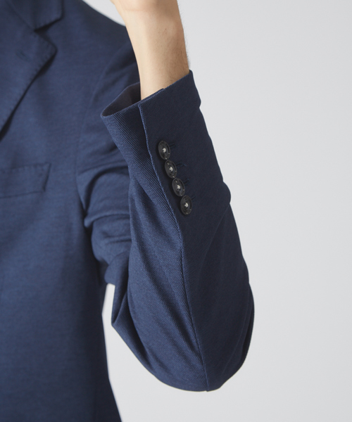 ABAHOUSE（アバハウス）の「【Recency of Mine】FLEX PARINE鹿の子ジャケット（テーラードジャケット・メンズ・ネイビー/ベージュ/グレー・44/46/48/50）」の11枚目の写真