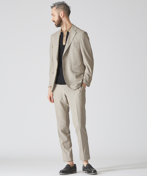 ABAHOUSE（アバハウス）の「【Recency of Mine】FLEX PARINE鹿の子ジャケット（テーラードジャケット・メンズ・ネイビー/ベージュ/グレー・44/46/48/50）」の17枚目の写真