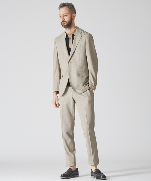 ABAHOUSE（アバハウス）の「【Recency of Mine】FLEX PARINE鹿の子ジャケット（テーラードジャケット・メンズ・ネイビー/ベージュ/グレー・44/46/48/50）」の18枚目の写真