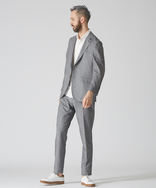 ABAHOUSE（アバハウス）の「【Recency of Mine】FLEX PARINE鹿の子ジャケット（テーラードジャケット・メンズ・ネイビー/ベージュ/グレー・44/46/48/50）」の22枚目の写真