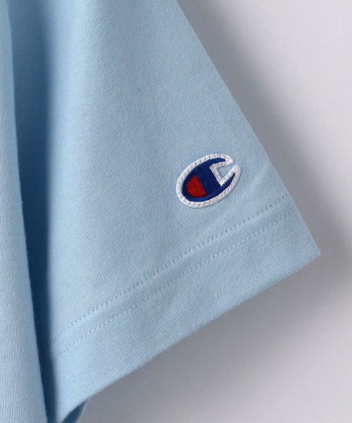 Champion(チャンピオン)の「CHAMPION:【SHIPS KIDS 30th別注】フットボールTEE 2(145~160cm)(Tシャツ/カットソー・キッズ・ホワイト/ライトブルー/ピンク・S/145/M/160)」の6枚目の写真