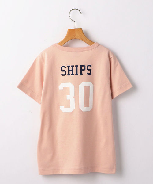 Champion(チャンピオン)の「CHAMPION:【SHIPS KIDS 30th別注】フットボールTEE 2(145~160cm)(Tシャツ/カットソー・キッズ・ホワイト/ライトブルー/ピンク・S/145/M/160)」の11枚目の写真