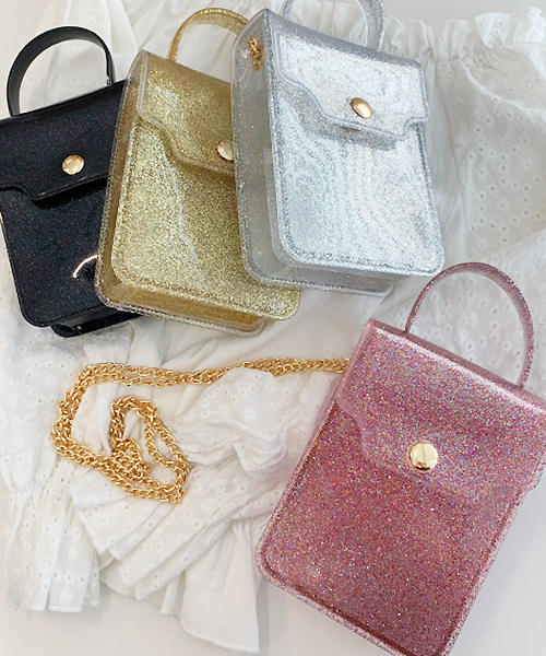 apres jour(アプレジュール)の「【apres jour×ARIAZ】きらきらチェーンポシェット(ショルダーバッグ・レディース・ピンク/ゴールド/シルバー/ブラック・FREE)」の5枚目の写真