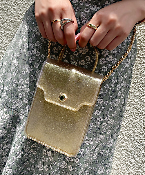 apres jour(アプレジュール)の「【apres jour×ARIAZ】きらきらチェーンポシェット(ショルダーバッグ・レディース・ピンク/ゴールド/シルバー/ブラック・FREE)」の21枚目の写真