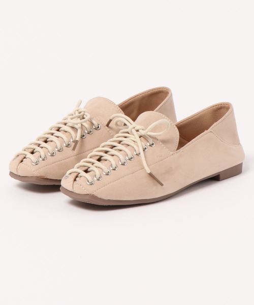 KOBE LETTUCE（コウベレタス）の「レースアップバブーシュ（その他シューズ・レディース・ベージュ/キャメル/ブラック・M/S/LL/L）」の7枚目の写真