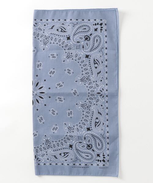 HAV-A-HANK（ハバハンク ）の「【HAV-A-HANK】PAISLEY BANDANNA/ペイズリーバンダナ（バンダナ/スカーフ・メンズ・ホワイト/ブラック/ベージュ/パープル/ネイビー/ブラウン/レッド系その他/ライトピンク/ブルー系その他2/イエロー/オレンジ/ブルー/グリーン/グリーン系その他/バーガンディー/グレー/レッド/カーキ/サックスブルー/ピンク/ターコイズブルー/ブラック×グレー/ミント/ネイビー系/マスタード・FREE）」の15枚目の写真