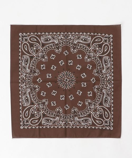 HAV-A-HANK（ハバハンク ）の「【HAV-A-HANK】PAISLEY BANDANNA/ペイズリーバンダナ（バンダナ/スカーフ・メンズ・ホワイト/ブラック/ベージュ/パープル/ネイビー/ブラウン/レッド系その他/ライトピンク/ブルー系その他2/イエロー/オレンジ/ブルー/グリーン/グリーン系その他/バーガンディー/グレー/レッド/カーキ/サックスブルー/ピンク/ターコイズブルー/ブラック×グレー/ミント/ネイビー系/マスタード・FREE）」の5枚目の写真