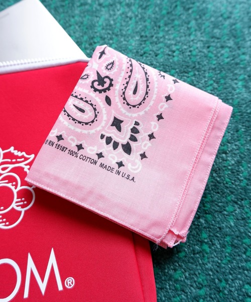 HAV-A-HANK（ハバハンク ）の「【HAV-A-HANK】PAISLEY BANDANNA/ペイズリーバンダナ（バンダナ/スカーフ・メンズ・ホワイト/ブラック/ベージュ/パープル/ネイビー/ブラウン/レッド系その他/ライトピンク/ブルー系その他2/イエロー/オレンジ/ブルー/グリーン/グリーン系その他/バーガンディー/グレー/レッド/カーキ/サックスブルー/ピンク/ターコイズブルー/ブラック×グレー/ミント/ネイビー系/マスタード・FREE）」の21枚目の写真