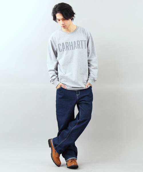 Carhartt(カーハート)の「Carhartt ロゴ長袖Tシャツ(Tシャツ/カットソー・メンズ・ヘザーグレー/グレー系その他/グリーン系その他/テラコッタ・SMALL/MEDIUM/LARGE)」の16枚目の写真