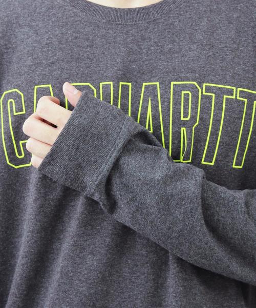 Carhartt(カーハート)の「Carhartt ロゴ長袖Tシャツ(Tシャツ/カットソー・メンズ・ヘザーグレー/グレー系その他/グリーン系その他/テラコッタ・SMALL/MEDIUM/LARGE)」の12枚目の写真