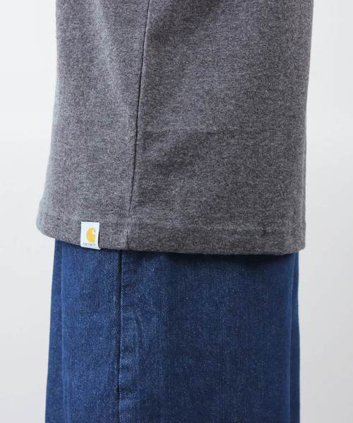 Carhartt(カーハート)の「Carhartt ロゴ長袖Tシャツ(Tシャツ/カットソー・メンズ・ヘザーグレー/グレー系その他/グリーン系その他/テラコッタ・SMALL/MEDIUM/LARGE)」の15枚目の写真