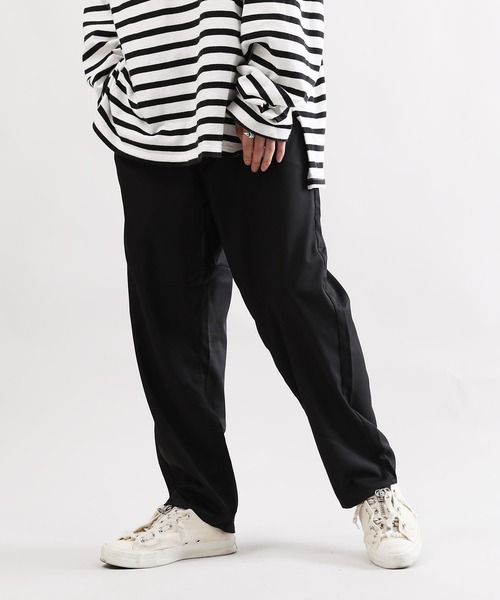 Lulu & Arnie(るるあんどあーにー)の「ガンクラブチェック / グレンチェック / ソリッド ワイド テーパードパンツ / TR ウール ワイドスラックス(パンツ)」|その他1