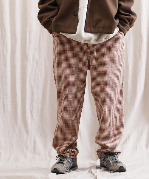 Lulu & Arnie(るるあんどあーにー)の「ガンクラブチェック / グレンチェック / ソリッド ワイド テーパードパンツ / TR ウール ワイドスラックス(パンツ)」|その他8