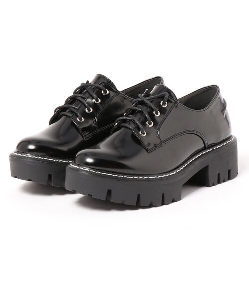 KOBE LETTUCE（コウベレタス）の「2type厚底マニッシュシューズ（ローファー・レディース・ブラウン系その他/ブラウン/ブラック/その他/ブラウン系その他2/ブラウン系その他3/ブラック系その他/その他1/その他2・L/LL/M/S）」の3枚目の写真