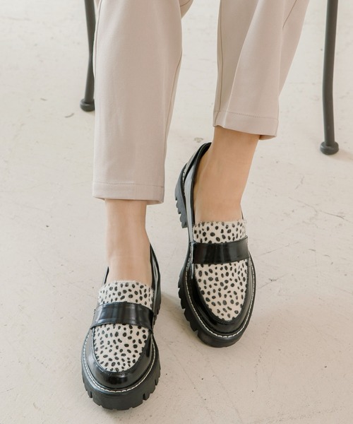 KOBE LETTUCE（コウベレタス）の「2type厚底マニッシュシューズ（ローファー・レディース・ブラウン系その他/ブラウン/ブラック/その他/ブラウン系その他2/ブラウン系その他3/ブラック系その他/その他1/その他2・L/LL/M/S）」の9枚目の写真