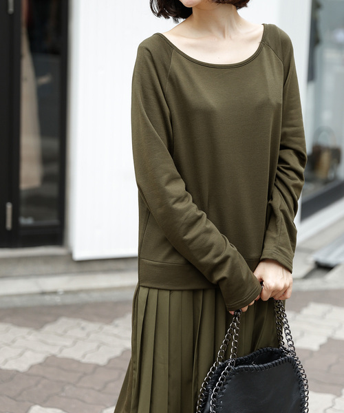 セール 2wayプリーツドッキングワンピース ワンピース La Gemme ラジエム のファッション