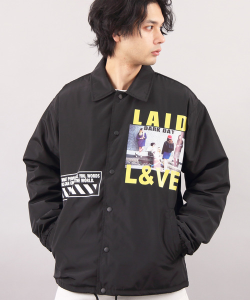 8(eight)(エイト)の「フォトコーチジャケット(ナイロンジャケット・メンズ・ブラック/ネイビー/ワイン・MEDIUM/LARGE)」の2枚目の写真