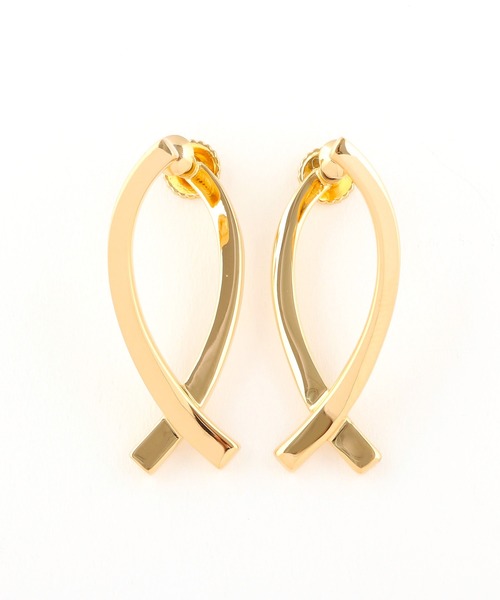 Jouete（ジュエッテ）の「サークルイヤリング（イヤリング・レディース・イエローゴールド/シルバー×ゴールド・FREE）」の2枚目の写真