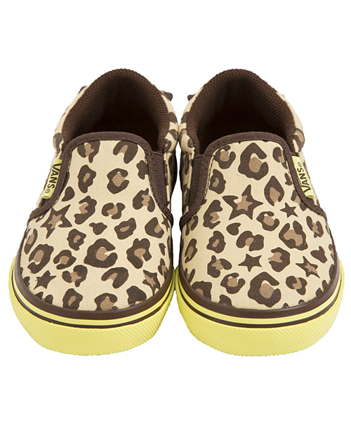X-girl Stages（エックスガールステージス）の「XGS VANS SLIP-ON LEOPARD/スリッポン/vans（スニーカー・キッズ・ブラウン・15cm/17cm/20cm/21cm/16cm/19cm/14cm/18cm）」の3枚目の写真