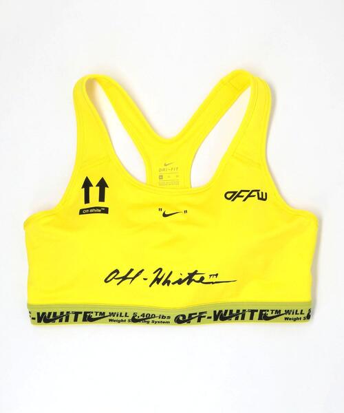 NIKE ×OFF-WHITE スポーツブラ イエロー UNITED ARROWS & SONS（ユナイテッドアローズアンドサンズ）の