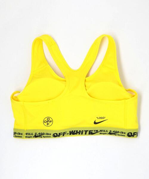 NIKE ×OFF-WHITE スポーツブラ イエロー UNITED ARROWS & SONS（ユナイテッドアローズアンドサンズ）の