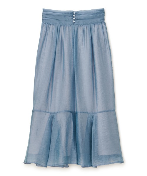 Supreme.La.La.(シュープリームララ)の「ソフトオーガンジーマーメイドスカート(スカート)」|ブルー