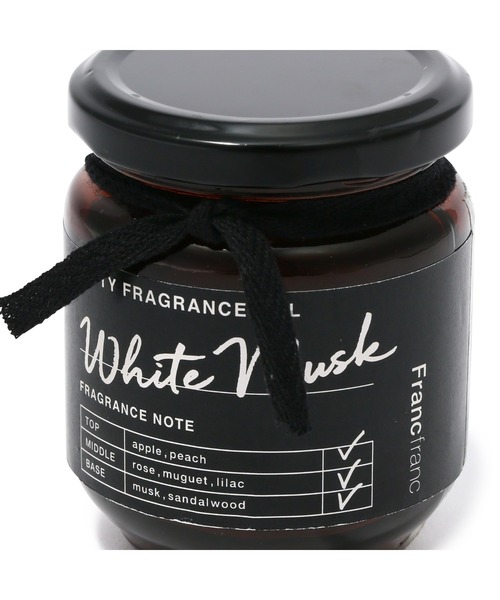 Francfranc（フランフラン）の「ルフティー フレグランスジェル ホワイトムスク ブラック（ルームフレグランス/お香・レディース・ブラック・FREE）」の3枚目の写真