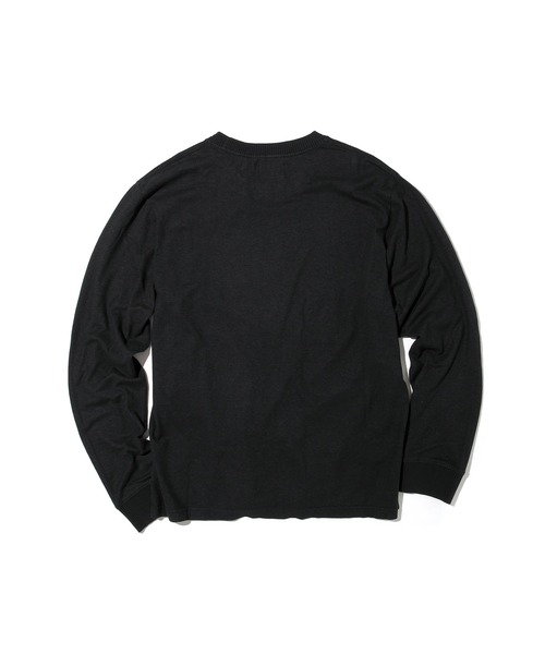 Afends（アフェンズ）の「Afends Living Hemp retro fit long sleeve tee  (アフェンズ リビング ヘンプ レトロフィット ロングスリーブT)（Tシャツ/カットソー・メンズ・ブラウン系その他/ダークオレンジ/ブラック・M/L）」の7枚目の写真