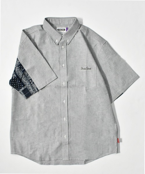 DOUBLE STEAL(ダブルスティール)の「Arm Design B.D Shirt(シャツ/ブラウス・メンズ・グレー系その他/ブルー系その他/グレー系その他2/ブルー系その他2・MEDIUM/LARGE/X-LARGE)」の2枚目の写真