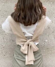 archives | バックリボンビスチェ＋刺繍スリーブブラウスセット(シャツ/ブラウス)