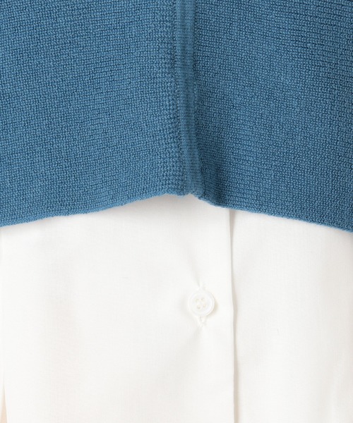 archives（アルシーヴ）の「バックリボンビスチェ＋刺繍スリーブブラウスセット（シャツ/ブラウス・レディース・モカ/ブルー/アイボリー・MEDIUM）」の14枚目の写真