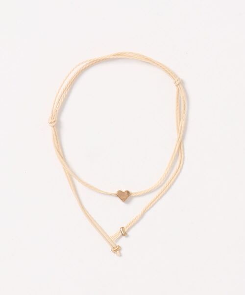 Fun & Daily（ファンアンドデイリー）の「F&D : スモールハートロープアンクレット（アンクレット・レディース・ゴールド/ブラック/ブルー・FREE）」の4枚目の写真