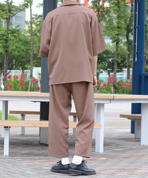 PairPair（ペアペア）の「Wポケットオープンカラーシャツ(セットアップ)（シャツ/ブラウス・メンズ・ネイビー/アイボリー/モカ・FREE）」の14枚目の写真