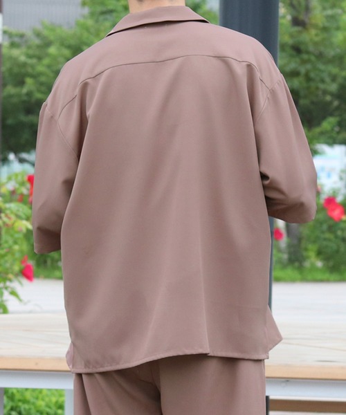 PairPair（ペアペア）の「Wポケットオープンカラーシャツ(セットアップ)（シャツ/ブラウス・メンズ・ネイビー/アイボリー/モカ・FREE）」の17枚目の写真