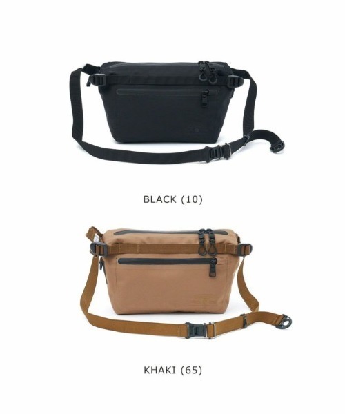 AS2OV（アッソブ）の「【AS2OV/アッソブ】 WATER PROOF CORDURA 305D FANNY PACK / ファニーパック ミニショルダー（ショルダーバッグ・メンズ・ブラック/カーキオリーブ・FREE）」の4枚目の写真