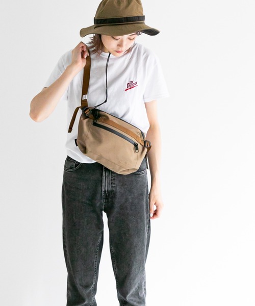 AS2OV（アッソブ）の「【AS2OV/アッソブ】 WATER PROOF CORDURA 305D FANNY PACK / ファニーパック ミニショルダー（ショルダーバッグ・メンズ・ブラック/カーキオリーブ・FREE）」の6枚目の写真