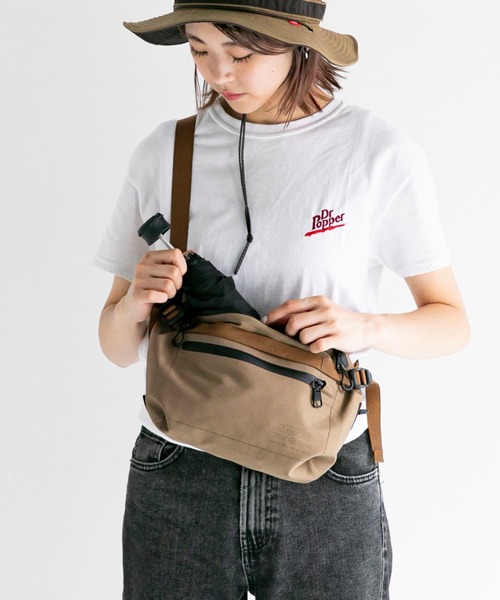 AS2OV（アッソブ）の「【AS2OV/アッソブ】 WATER PROOF CORDURA 305D FANNY PACK / ファニーパック ミニショルダー（ショルダーバッグ・メンズ・ブラック/カーキオリーブ・FREE）」の17枚目の写真