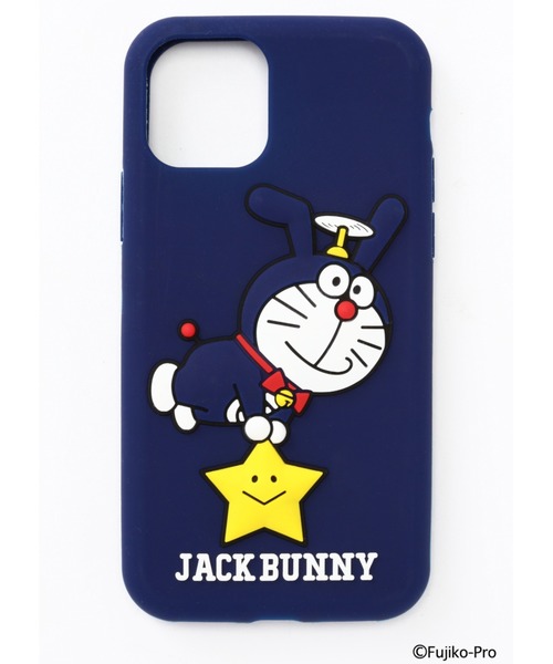 Jack Bunny!!(ジャックバニー)の「【ドラえもん × Jack Bunny!!】ねがい星iPhoneケース<iPhone 11PRO対応>(UNISEX)(モバイルケース/カバー)」|ネイビー