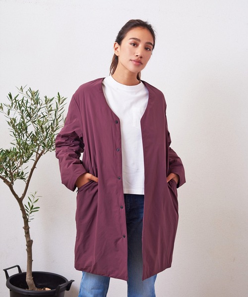 First Down ダウンジャケット コート インナーダウンvネックロング 3colors F を購入できます Jack ファーストダウン 3colors F ダウンジャケット コート ジャケット アウター First Down ファーストダウン