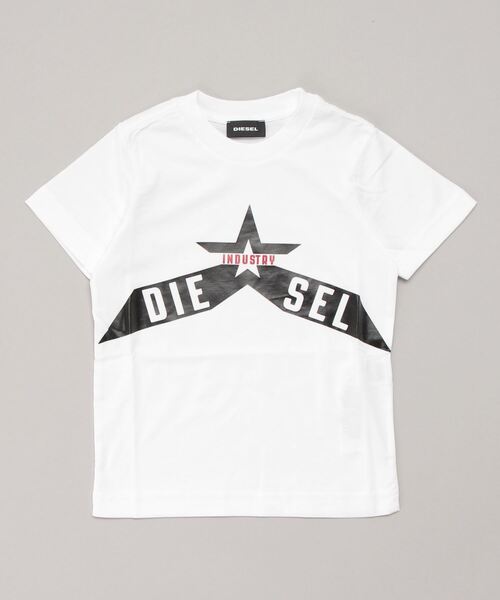 DIESEL（ディーゼル）の「DIESEL（ディーゼル）Kids & Junior 半袖Tシャツカットソー（Tシャツ/カットソー・キッズ・ホワイト/レッド系その他/レッド/ブラック・12Y/14Y/4Y/8Y/10Y/16Y/6Y）」の11枚目の写真