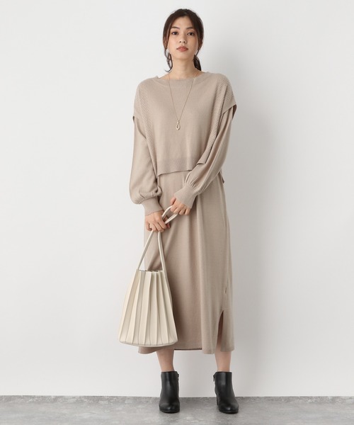 セール 2wayベスト ニットワンピース 18 ワンピース Global Work グローバルワーク のファッション通販 Zozotown