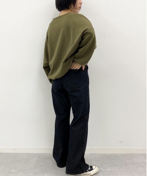 apres jour mignon（アプレジュールミニョン）の「センターシームデニムパンツ【ZOZOTOWN限定アイテム】（デニムパンツ・レディース・ベージュ/ダークブルー/ブラック・X-LARGE/MEDIUM/SMALL）」の10枚目の写真