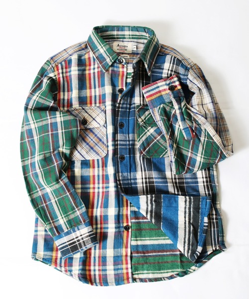 クーポン割引 セール ヘビーフランネル チェックシャツ シャツ ブラウス Westsea ウエストシー のファッション 新品即日出荷 E Sens Ch