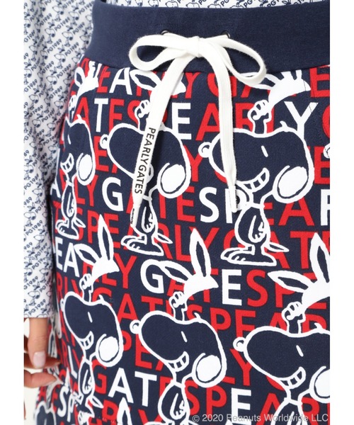 Snoopy Pearly Snoopy スカート Snoopy Pearly Gates スカート スカート Pearly 裏毛起毛 スウェット Gates パーリーゲイツ のファッション