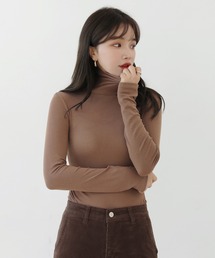 ベーシック タートルネック Tシャツ
