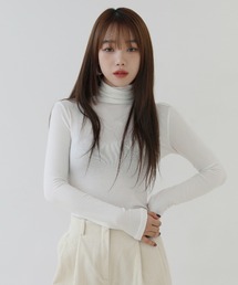 ベーシック タートルネック Tシャツ