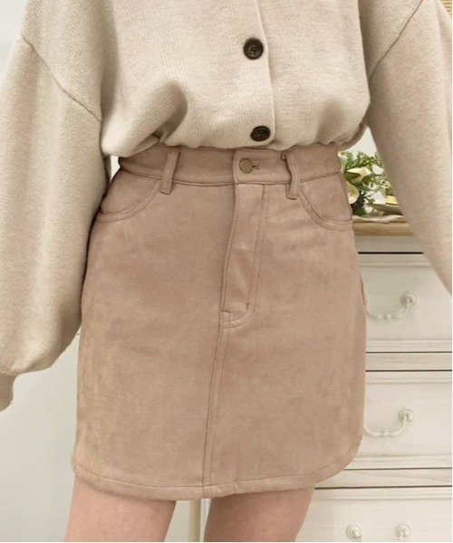 apres jour（アプレジュール）の「フェイクスウェード台形スカート【ZOZOTOWN限定アイテム】（スカート・レディース・アイボリー/モカ/ダークブルー/スモークピンク・SMALL/MEDIUM/LARGE/X-LARGE）」の14枚目の写真